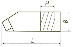 Резцы токарные проходные прямые ГОСТ 18878