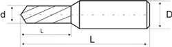 Сверла т/с ВК6ОМ монолитные D3.5-11.0 (короткой серии)